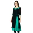 thumbnail image 3 of Phagun Designer Kurta Women Ethnic Kurti Top Tunic Rayon & Georgette Dress, 3 of 7