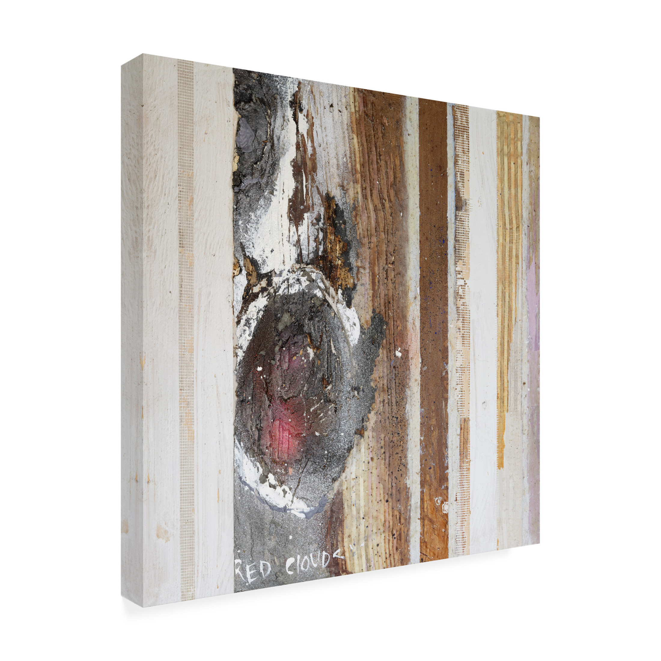 Canvas Wall Art - Erin McGee Ferrell 'Textured Grain VI' Wall Art for Living Room, Bedroom, or Office Décor by Trademark Fine Art - 24 x 24 Inches