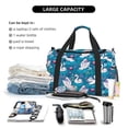 thumbnail image 5 of Honeii Swan On The Pond Print Gym Bag,Carry on Weekender Overnight Bag, Travel Duffel Bags, Personal Item Travel Bag,Tote Bag,Workout Dance Bag, 5 of 7