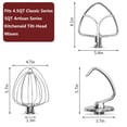 thumbnail image 2 of Kit de 3 accesorios de acero inoxidable LETOMS para batidora de cocina, 2 of 7