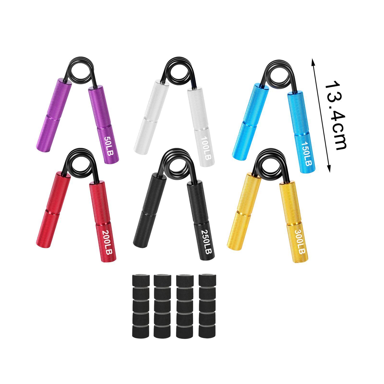 harayaa 6Pcs Hand Grip Strengthener Exercise Fitness Manual Hand Exerciser Grip Strength