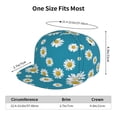 thumbnail image 4 of Hirioo Daisies Flowers for Baseball Cap Men Cap Flat Brim for Men Women Teens Adjustable Baseball Cap, 4 of 7