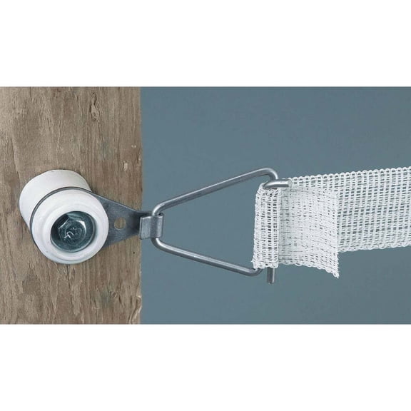 ELECTRIC FENCE END TENSION WHITE 2 PACK