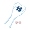 thumbnail image 3 of Masajeador manual de cuello, cintura y automasaje muscular para el cuidado del cuello y las manos. azul, 3 of 9