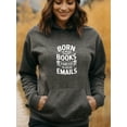 thumbnail image 2 of Literature Hoodie for Men Women, Book Lover Pullover Hooded Sweatshirt, Cozy Cotton Poly Blend, Casual Reading Outfit, 2 of 5