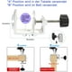 thumbnail image 5 of Soporte para tableta para cama, soporte ajustable y plegable para tableta con rotación de 360 grados para iPhone, iPad, teléfono celular, tableta, Kindle Fire u otros dispositivos con pantalla de 4,7 a 12,9 pulgadas (negro) (brazo extendido) Zhivalor CW-CC320, 5 of 8