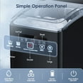 thumbnail image 3 of Auseo Countertop Portable Ice Maker, Self-Cleaning with Handle, Ice Scoop, 2 Sizes of Bullet Ice Cubes, for Home/Kitchen/Office-Black, 3 of 9
