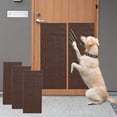 thumbnail image 1 of Protector para rasguños de perro para puerta xin partner 25 x 381 cm color café, 1 of 7