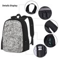 thumbnail image 3 of Fotbe Silver Glitter Set Escolar 3 en 1 para Niños - Mochila Duradera con Lonchera Aislante y Estuche para Lápices - Mochila Escolar para Niños y Niñas, 3 of 7