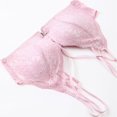 thumbnail image 6 of Jsaierl Lace Bras for Women Wirefree Support T-shirt Bras Seamless Sexy Bralettes Shapewear Breathable Full Figure Bras Front Closure, 6 of 8