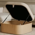 thumbnail image 5 of Moe's Home Collection Sonny Ottoman Fabric Natural, 5 of 7