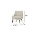 thumbnail image 5 of A&D Home Dana Linen Accent Chair, Beige, 5 of 5