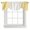 Yellow, variant on Light Purple Ombre Tie Up Valance Curtains for Windows, Kitchen Curtains Window Shades, Modern Gradient Abstract Art Light Filtering Roman Curtain Valances for Bedroom/Bathroom/Cafe 42"x12"