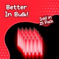 thumbnail image 6 of Windy City Novelties - 25 Pack - 6” Premium Glow Sticks (Red), 6 of 6