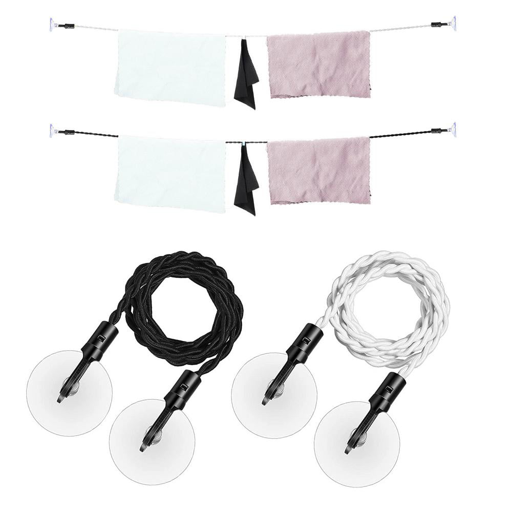 SJHFG Clothes Washing Line With Hooks Suction Cup Cables Drying Tools Travel Outdoor Camping Business Accessories 