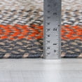 thumbnail image 5 of Super Area Rugs Bradford Indoor Outdoor Reversible Braided Rug 4' x 4' Round - Gray & Red, 5 of 5