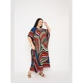 thumbnail image 4 of Oussum Women'S Plus Size Caftan Dress Long Maxi Kaftan Loungewear, Size Fit 1X-3X, 4 of 7