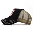 thumbnail image 4 of Sombrero de camionero de malla de animales Unisex, parche, gorras de béisbol, sombrero de camionero, sombrero de granja, gorra ajustable de papá para hombres y mujeres, 4 of 4