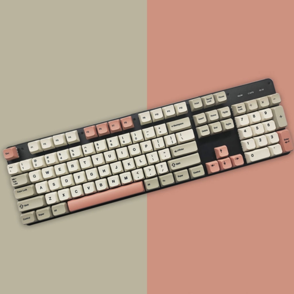 AOOOWER 138Key 9009 Retro Keycap PBT Dye Sublimation XDA Profile Mechanical Keyboards