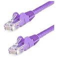 thumbnail image 3 of StarTech 6ft CAT6 Ethernet Cable - Purple CAT 6 Gigabit Ethernet Wire - 250Mhz 100W PoE RJ45 UTP Network Patch Cord Snagless with Strain Relief (N6PATCH6PL), 3 of 9