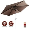 thumbnail image 6 of Costway 9ft Patio Umbrella Patio Market Steel Tilt w/ Crank Outdoor Yard Garden (Tan), 6 of 11