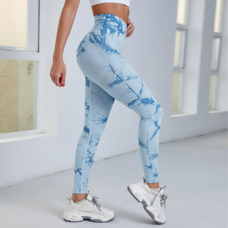 Seamless Tie Dye Up Waist Push Sports Legging Workout Tights High Women Leggings Gym Yoga Clothing Ladies Pants For Fitness