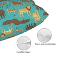 thumbnail image 5 of Cauagu Cute Animals Print Pillow Covers with Envelope Closure,1PC Pillow Cases Decorative Pillow Case for Bed & Couch, Pillows Not Included-14"x20", 5 of 6