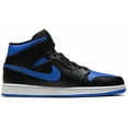 thumbnail image 3 of Ni - ke Ni - ke AIR JORDAN 1 MID "BLACK/BLUE" 554724-068 Men's Shoes Sneakers Brand New, 3 of 5