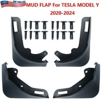 4X Splash Guards Mud Flaps For Tesla Model Y 2020-2024 Front Rear Mudguards