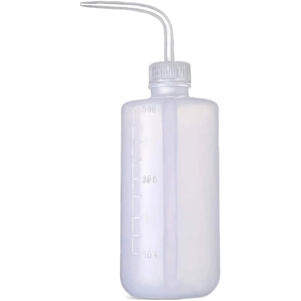 Botella de riego para plantas de interior, regadera, botella de chorro de agua, botella de enjuague de plástico para extensiones de pestañas, lavado de ojos, laboratorio de tatuajes (1 unidad) - 500 ml Kuyhfg Bienvenido a Kuyhfg