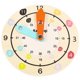 thumbnail image 4 of Wooden Clock Toy Children Educational Clock Model Time Learning Wood Clock Kids Plaything, 4 of 4