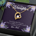 thumbnail image 5 of To My Daughter Believe in Yourself From Dad Forever Necklace w Message Card, 5 of 20