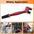 thumbnail image 4 of Uxcell 4Pcs Bicycle Chain Cleaning Tool Set Motorcycle Chain Brush Bike Clean Brush Kit for Cleaning Tools, Red Orange, 4 of 6