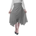 thumbnail image 1 of Moomaya Jupe Midi Mouchoir pour Femmes Taille Haute Décontractée Été, 1 of 6