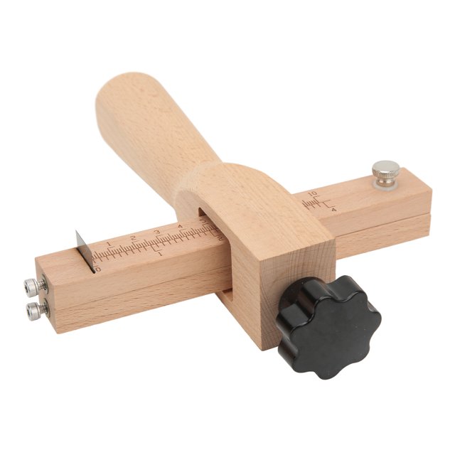 Leather Strap Cutter, Replaceable Blade Belt Cutting Tool Adjustable Thickness Stainless Steel For DIY