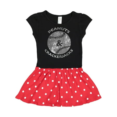 

Inktastic Peanut And Crackerjacks Gift Toddler Girl Dress