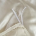 thumbnail image 5 of Move Over White Satin Ruffle Bedding Sets Solid Color Pattern Silk like Satin King Duvet Cover Set No Filling, 5 of 8