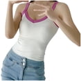 thumbnail image 1 of Liquidation d'Économies! BEFOKA Camisole d'Été pour Femmes, Camisole Décontractée en Liquidation pour Femmes, Camisole Unie Assortie pour Femmes avec Encolure Ronde, 1 of 4