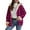 Hot Pink, variant on Hueook Jackets for Women Trendy Fashion Women Oversized Zip Solid Casual Plaid Coat Long Sleeve Hooded Casual Outwear Jackets Tops Green 2X