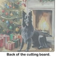 thumbnail image 5 of Belgian Sheepdog Cozy Christmas Glass Cutting Board Large 12 in x 15 in, 5 of 5