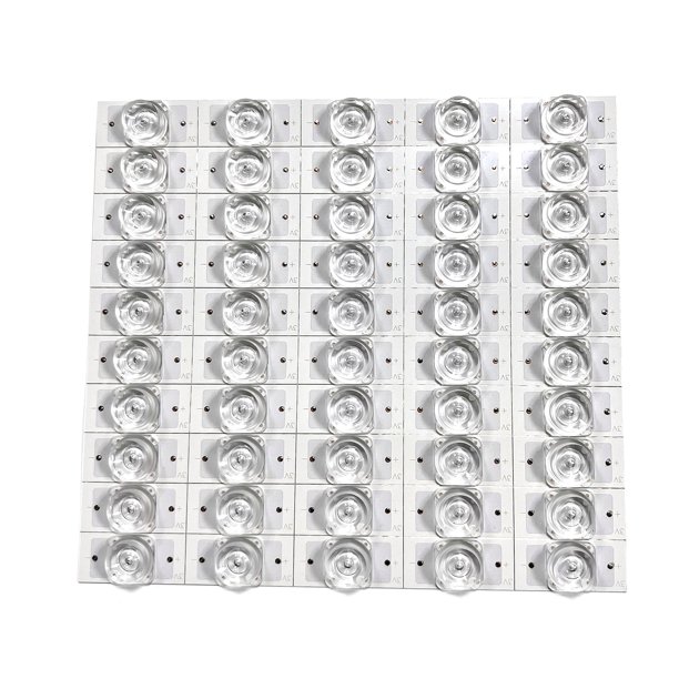 Lámpara Irfora Cuentas de lámpara SMD de 3V, 50 Uds., con filtro de lente óptica, tiras de filtro de lente cóncavo para reparación de TV LED 32-65, piezas de tira de luz Led, accesorios Irfora Lámpara