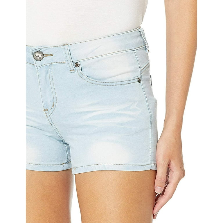 Shorts Denim Jeans Acid Washed Blue Active Wear for Summer Juniors
