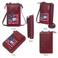thumbnail image 5 of OIDERY Phone Bags for Women Personalized Crossbody Wallets American flag Patriotic celebration HOWDY Suitable for Everyday Use Season Gifts, 5 of 12