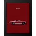 thumbnail image 2 of Rogan, Mark 12x14 Black Modern Framed Museum Art Print Titled - Mustang Fastback 65, 2 of 5