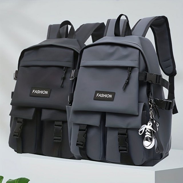 Stylish and Spacious Men's Backpack - Perfect for School and Beyond!