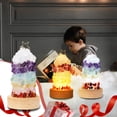 thumbnail image 1 of Lámpara de ambiente de cristal natural con USB - Mejor regalo de Navidad para mujeres, regalo de cumpleaños, decoración del hogar y la habitación, 1 of 8