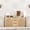 Natural, variant on Brafabhome 67" Fluted Sideboard Buffet Cabinet with 3 Drawers, Modern Credenza Storage Cabinet with Arched Reeded Design Doors & Adjustable Shelves, Walnut