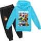 thumbnail image 1 of Roblox juego de dibujos animados para niños y niñas, traje de ocio bidimensional periférico de animación, suéter y pantalones para niños, nuevo, 1 of 4