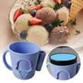 thumbnail image 2 of Portavasos para helado con ranura para cuchara, fundas aislantes para pintas de helado, reutilizables, multiusos, de 16 oz, para latas de crema, refrescos y cerveza., 2 of 7