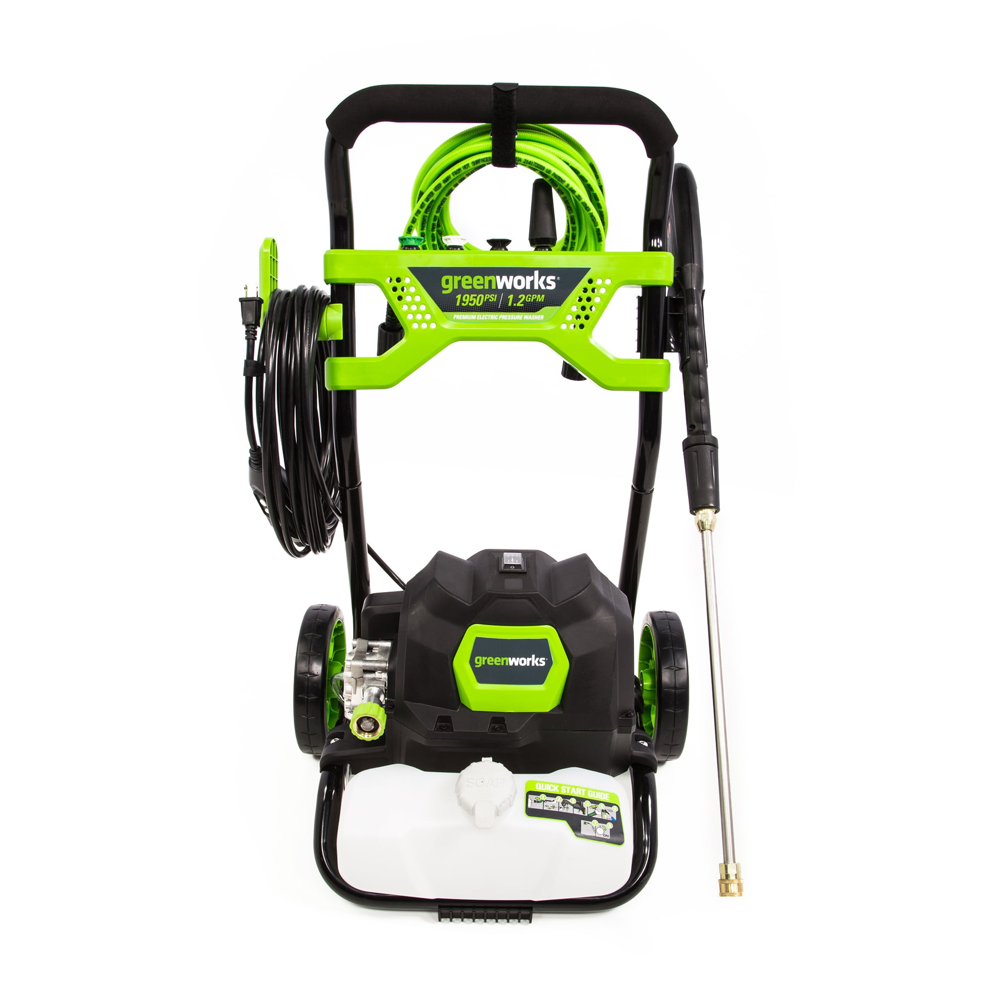 Discontinued Greenworks 1950PSI 13 Amp 1.2 GPM Electric Corded Open Frame Pressure Washer